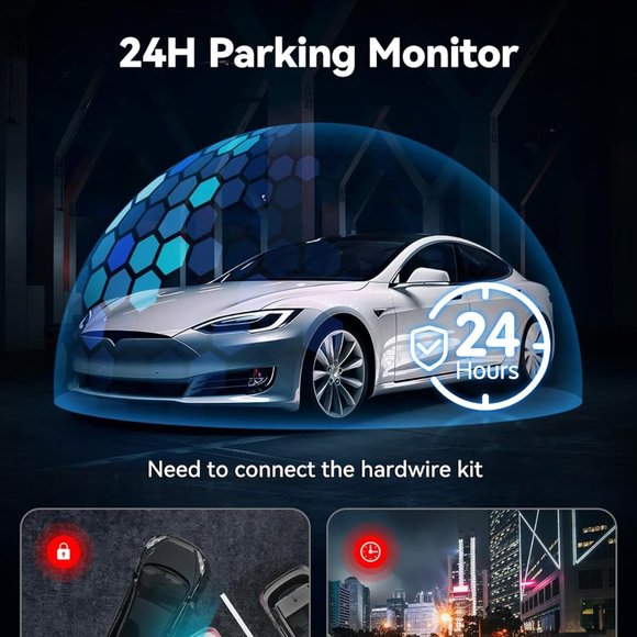 REDTIGER Dash Cam Front Rear, 4K/2.5K Full HD Dash Camera for Cars - Picture 5 of 9